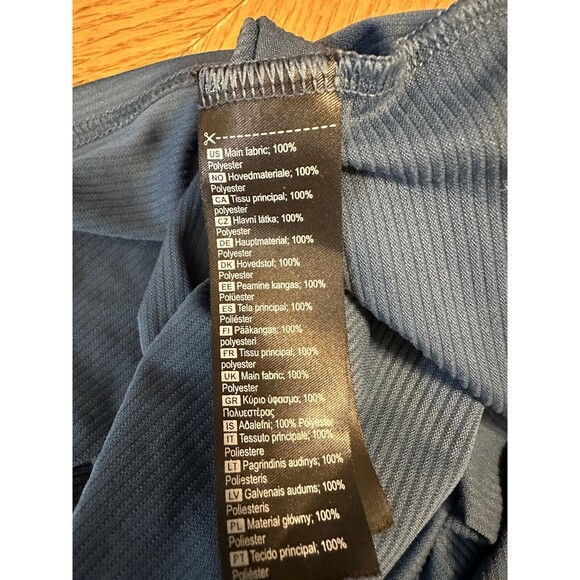 Kari Traa Active Tank Blue  Womens Medium Open Side Polyester Top Shirt - Picture 6 of 7